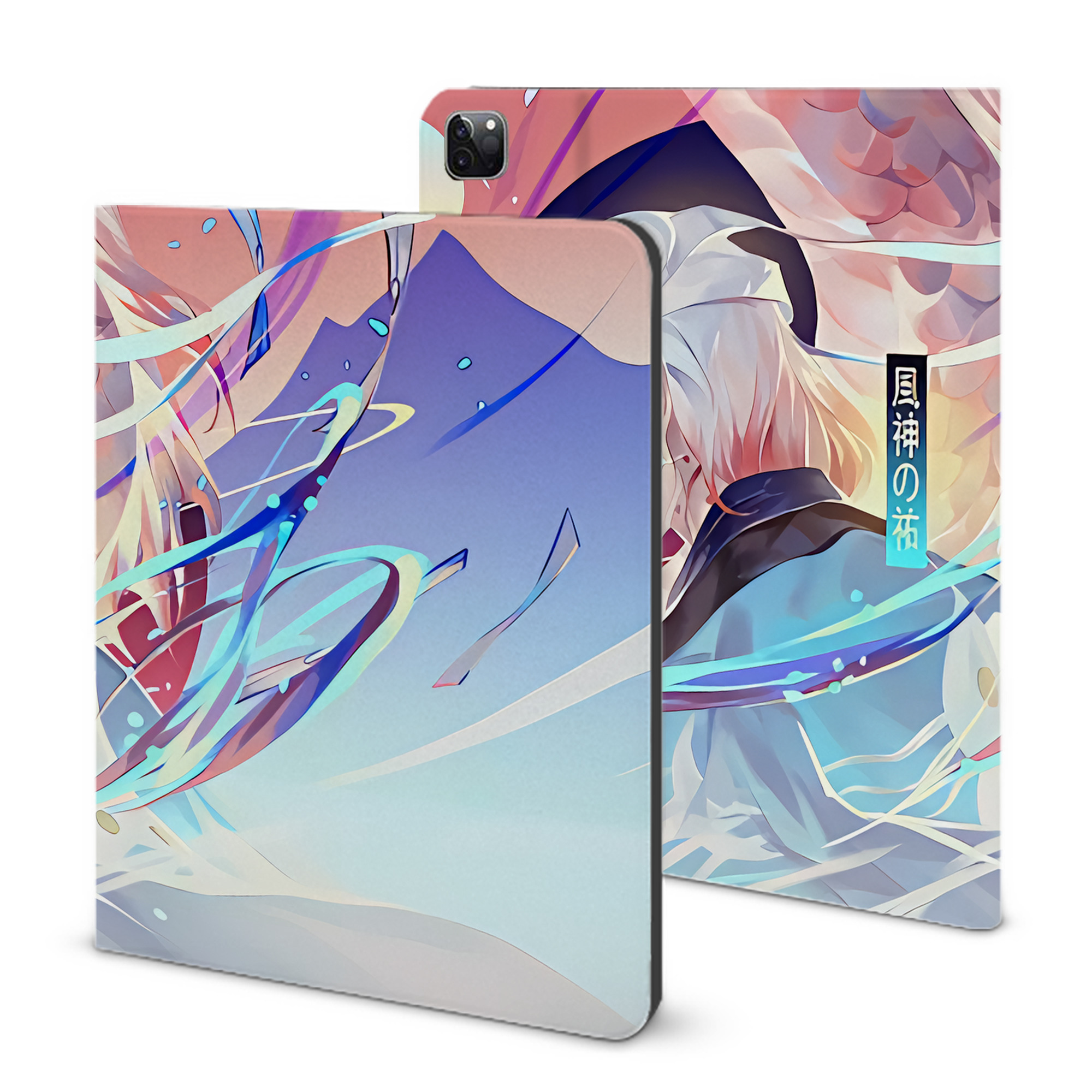 （画像用） 刀剣乱舞 Touken Ranbu IPad ケース ブック型 PUレザー TPU 耐衝撃 軽量 薄型 ペン収納なし 全面保護 IPad 各モデル対応